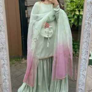 Soft Pastel Gharara Set