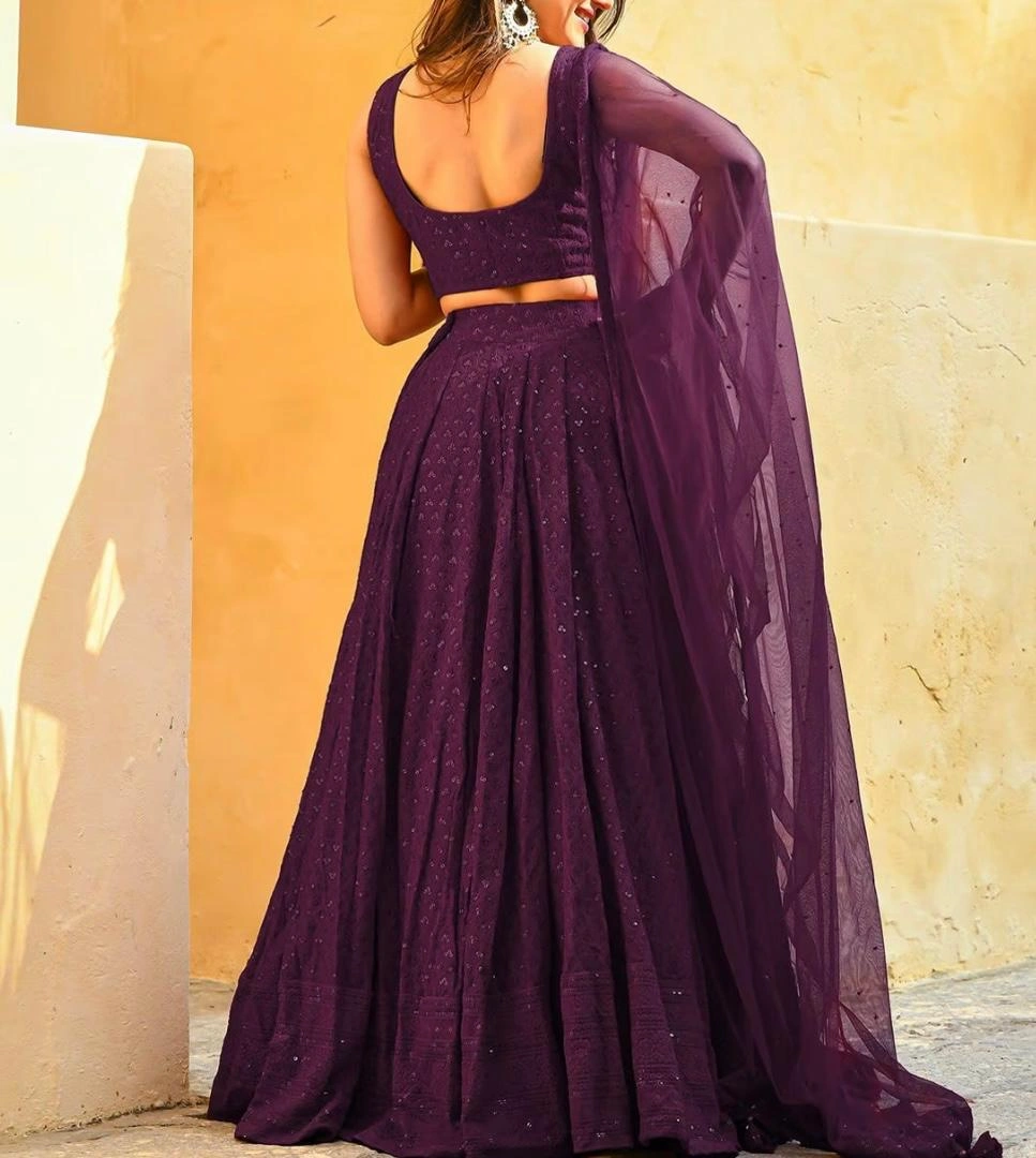 Mohini- Chikankari Lehenga - Image 4