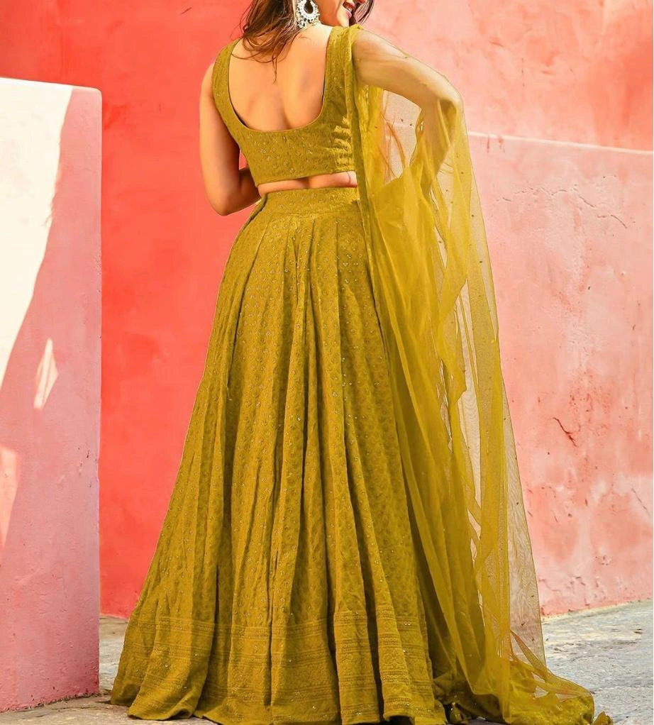 Mohini- Chikankari Lehenga - Image 8