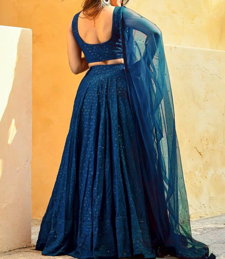 Mohini- Chikankari Lehenga - Image 24