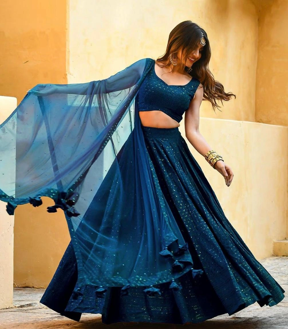 Mohini- Chikankari Lehenga - Image 26