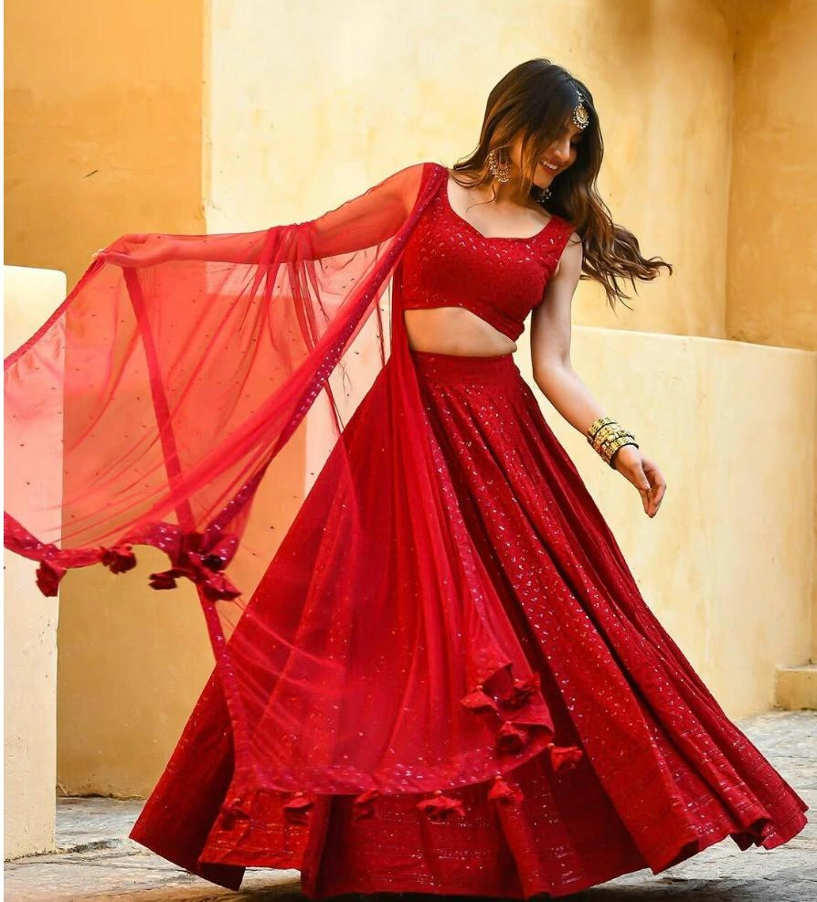 Mohini- Chikankari Lehenga