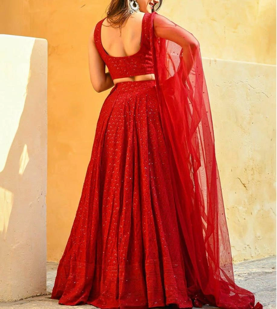 Mohini- Chikankari Lehenga - Image 33