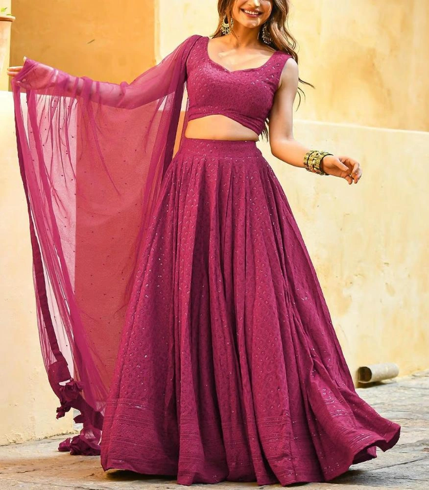 Mohini- Chikankari Lehenga - Image 15