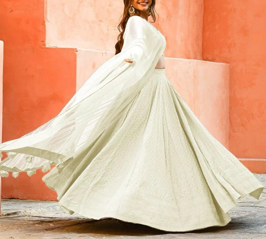 Mohini- Chikankari Lehenga - Image 12