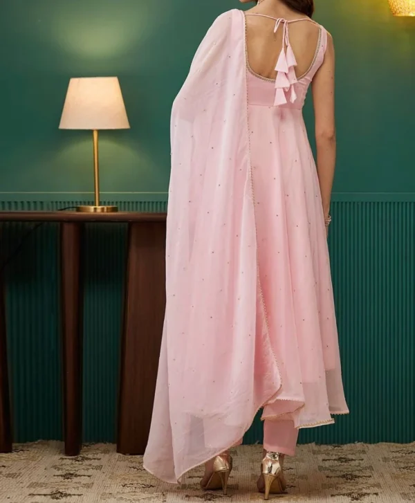 Minimalist Georgette Anarkali - Image 8