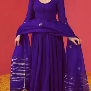 Nazakat Gota Work Anarkali
