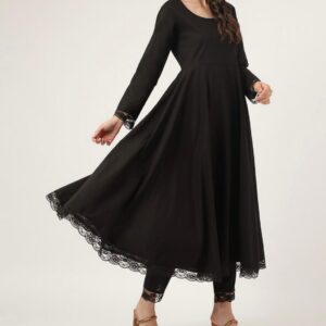 Grace & Flow Cotton Anarkali Set