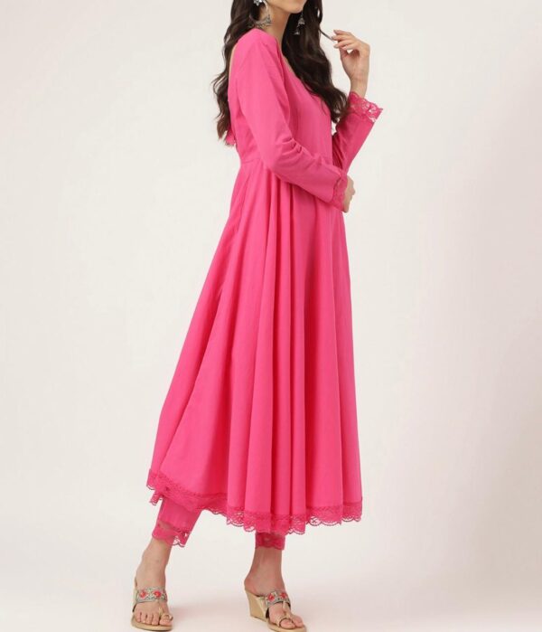 Grace & Flow Cotton Anarkali Set - Image 6