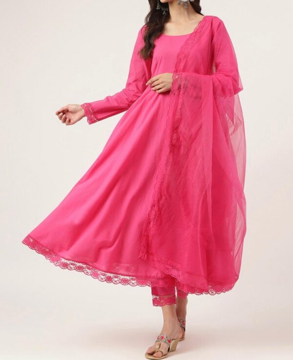 Grace & Flow Cotton Anarkali Set - Image 5