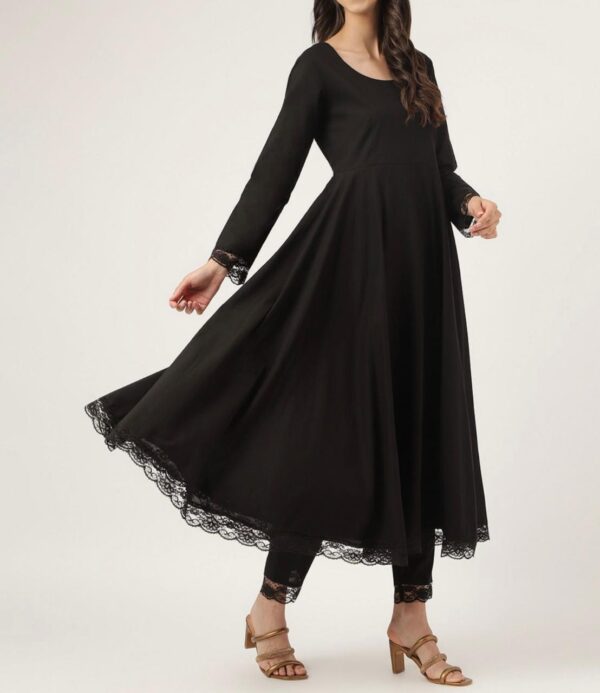 Grace & Flow Cotton Anarkali Set