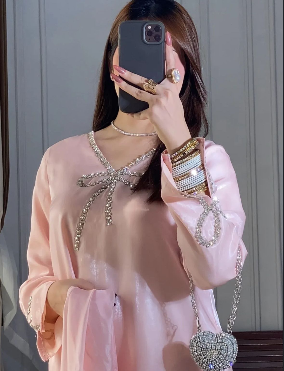 Soft Pink Bow Outfit - Image 2