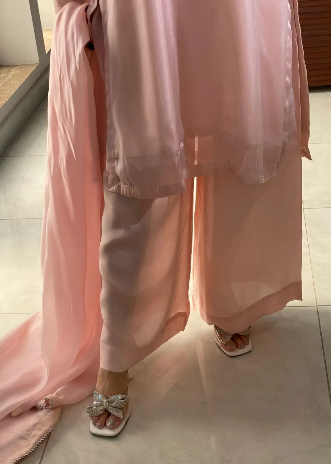 Soft Pink Bow Outfit - Image 5