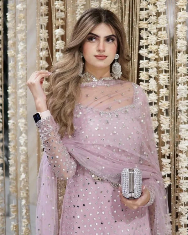 Noor-e-JhilMil Mirror Work Outfit - Image 3