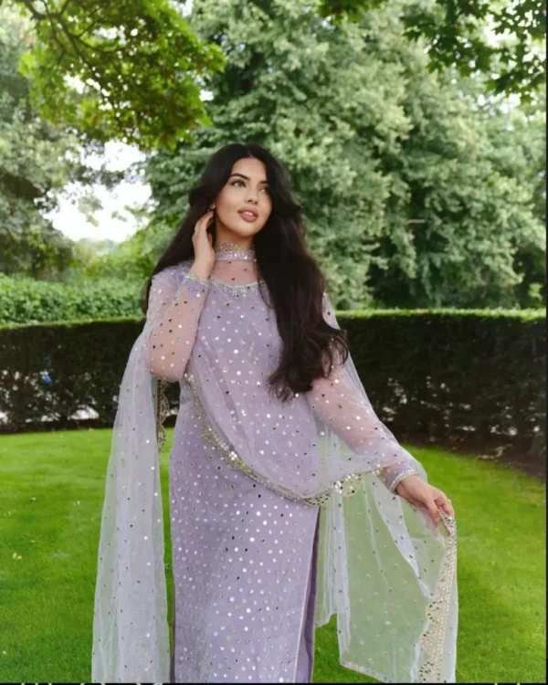 Noor-e-JhilMil Mirror Work Outfit - Image 4